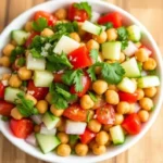 Easy Pesto Chickpea Salad Recipe