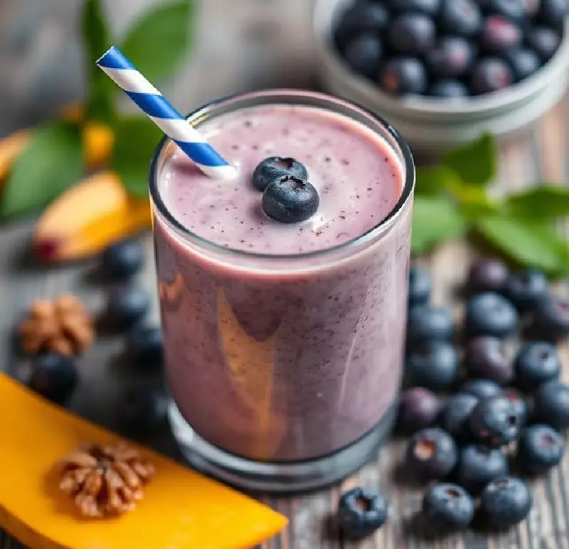 Blueberry and Mango Smoothie