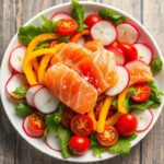 Radish Salad with Smoked Salmon