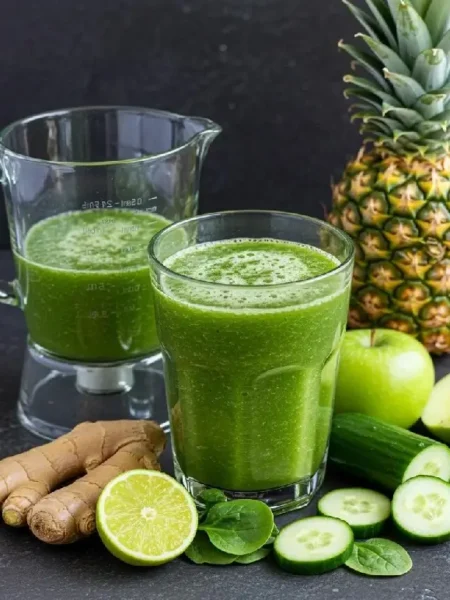 Spinach and Green Pineapple Smoothie