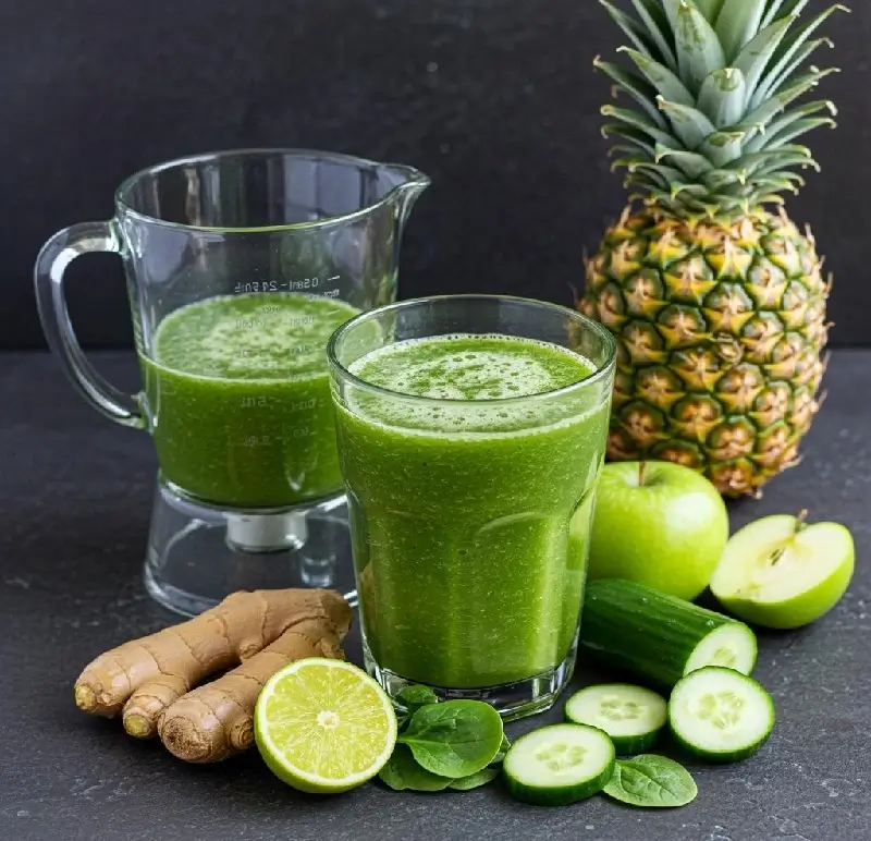 Spinach and Green Pineapple Smoothie